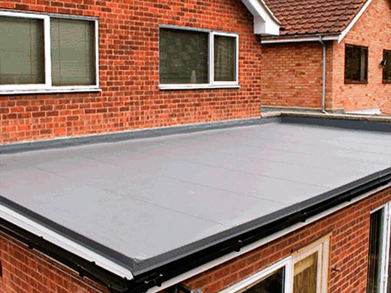 Flat roof completed in West London