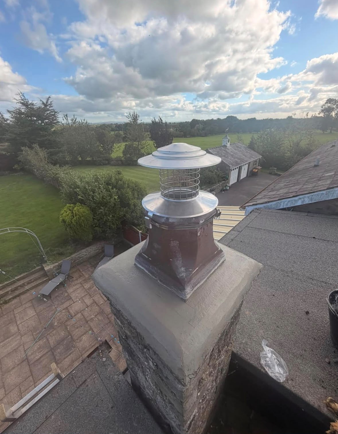Chimney repair project completed
