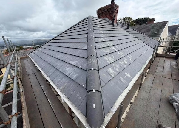 Complete Re-Roofing Project after completion