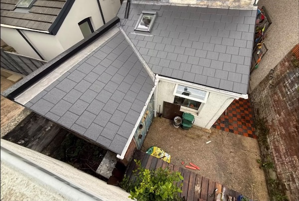 Complete New Roof Installation after completion