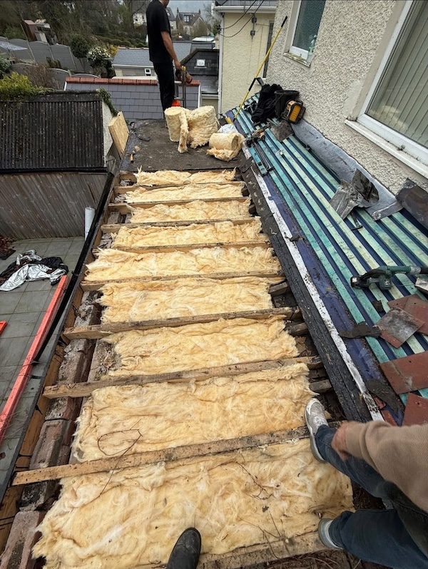 Roof Extension in Teddington before work began