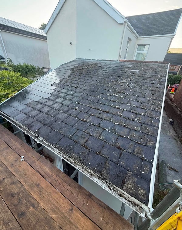 New Roof in Twickenham before work began